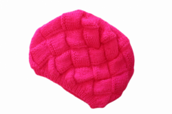 Pletená čepice Homeless neonově růžová velikost univerzální